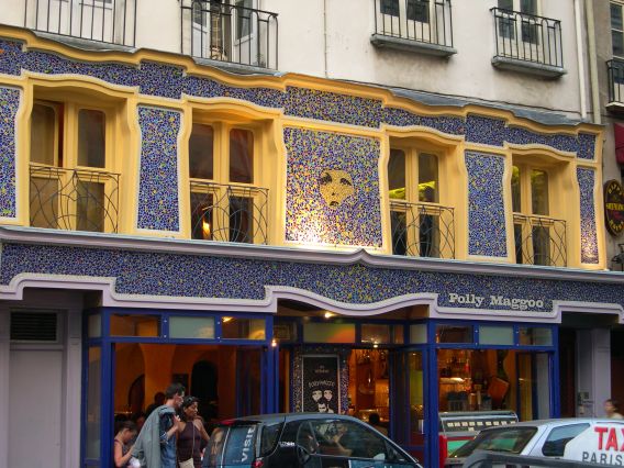  façade en mosaïque